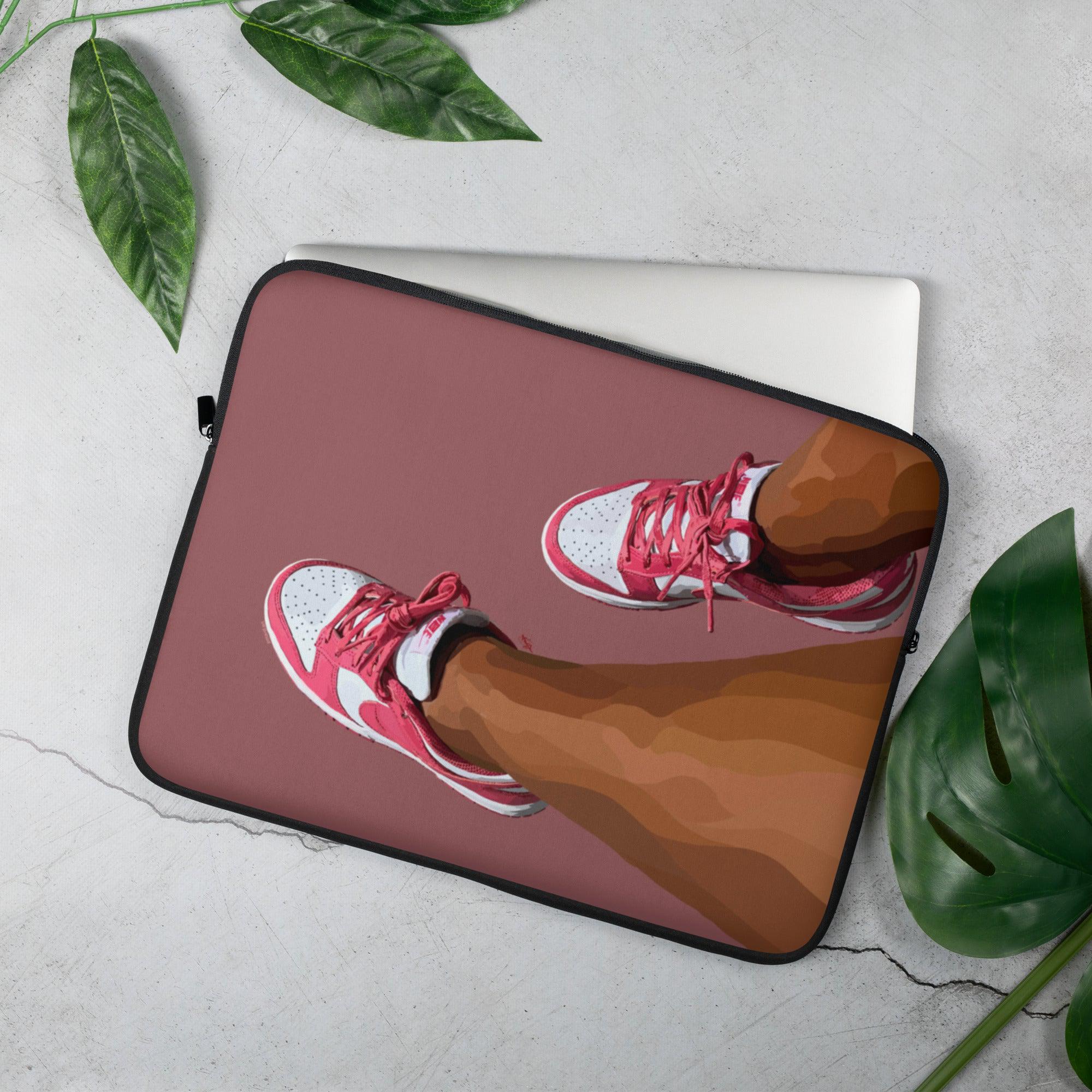 Archeo pink Laptop Sleeve - Image 2