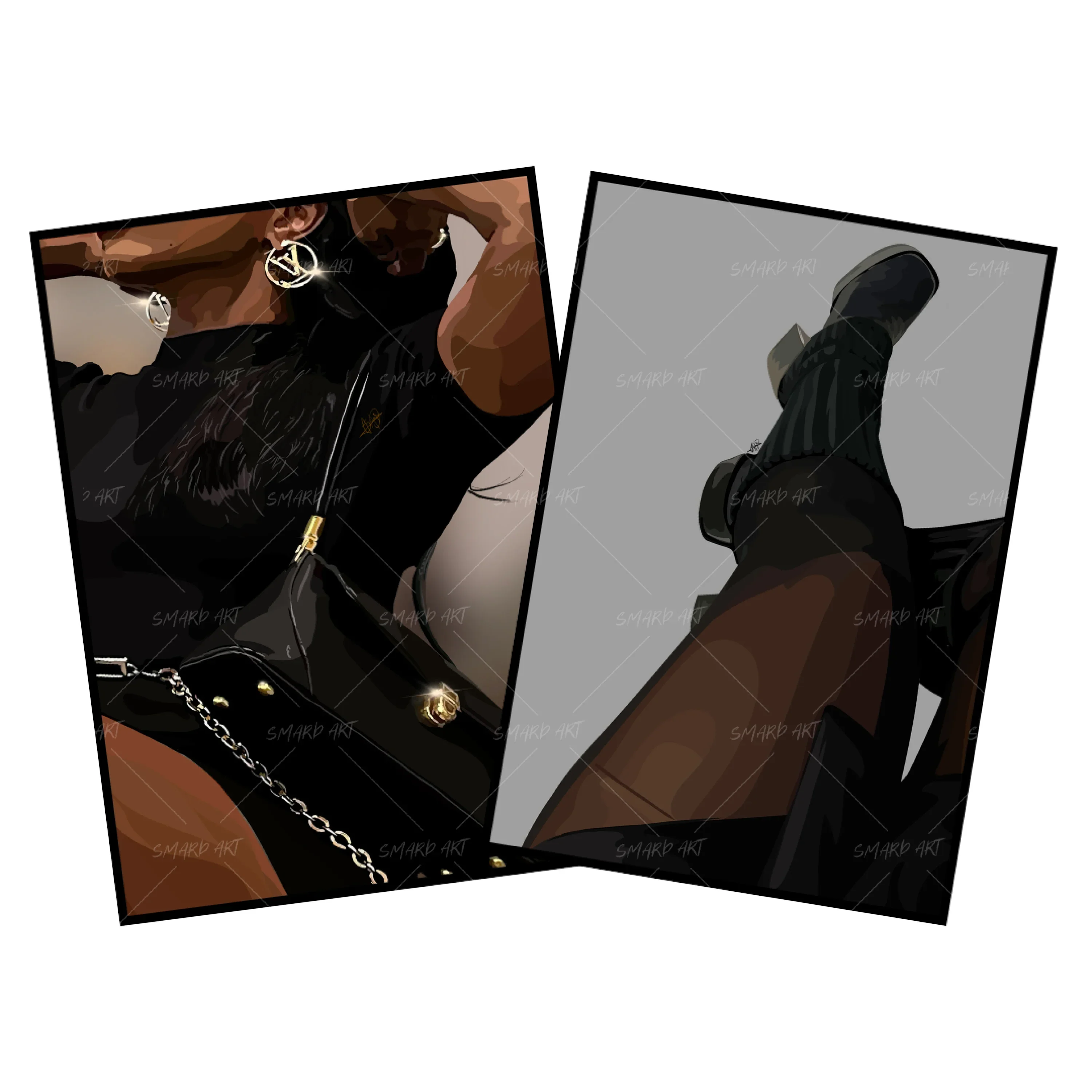Art Print Bundle : Glam + Bratz Boots - Image 2