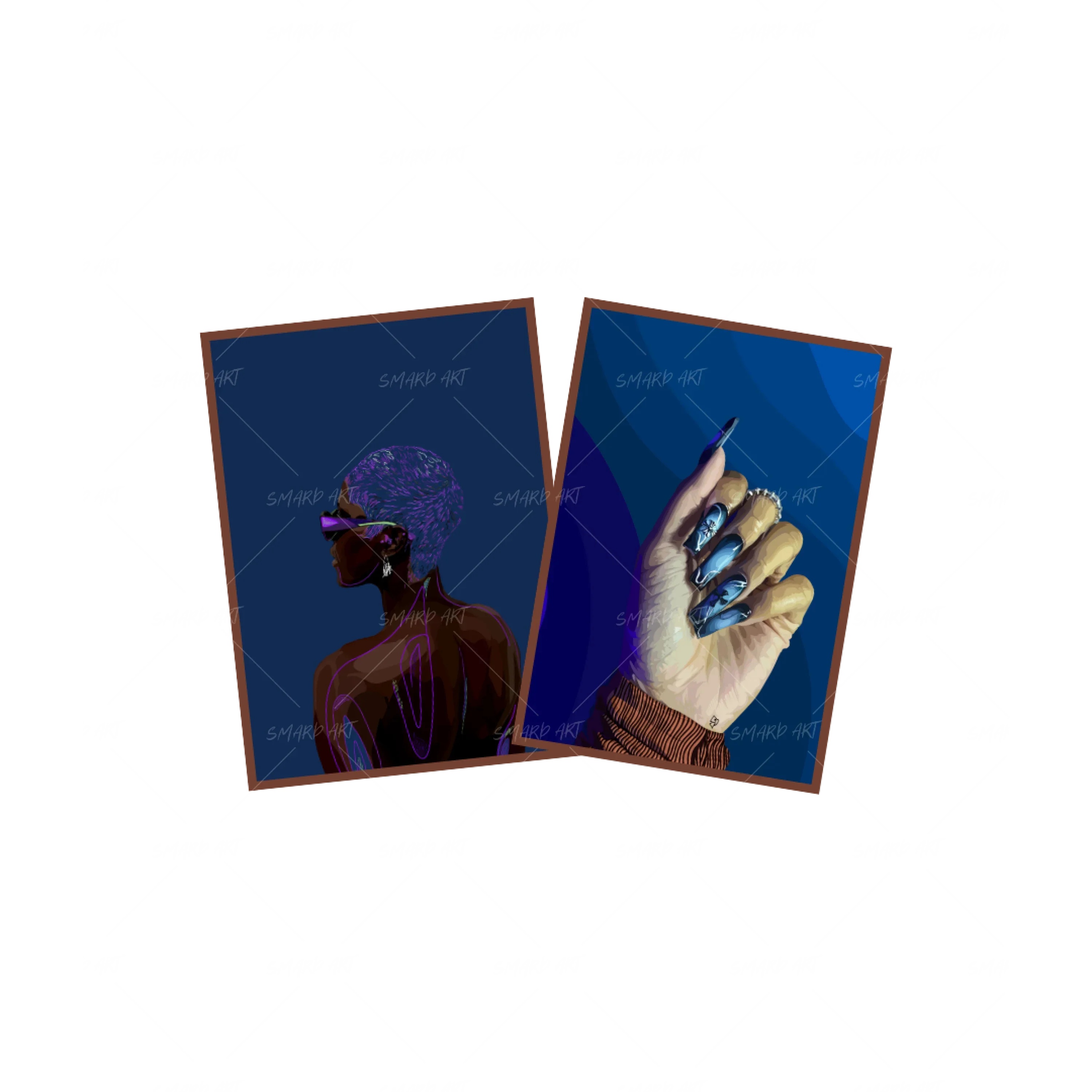 Art Print Bundle : Grace 3 + Cool Blue - Image 2