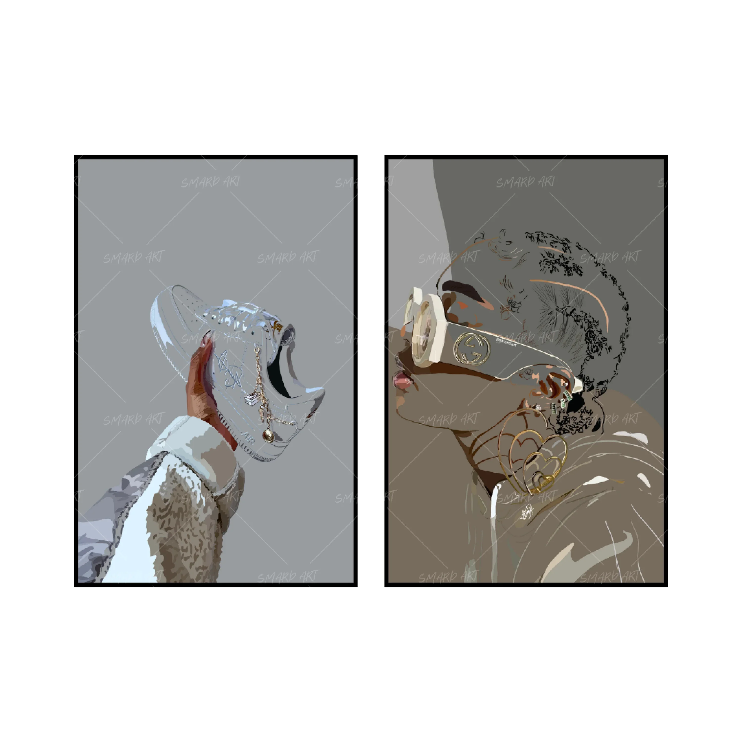 Art Print Bundle : New Air F + Heat & Cold The WIP
