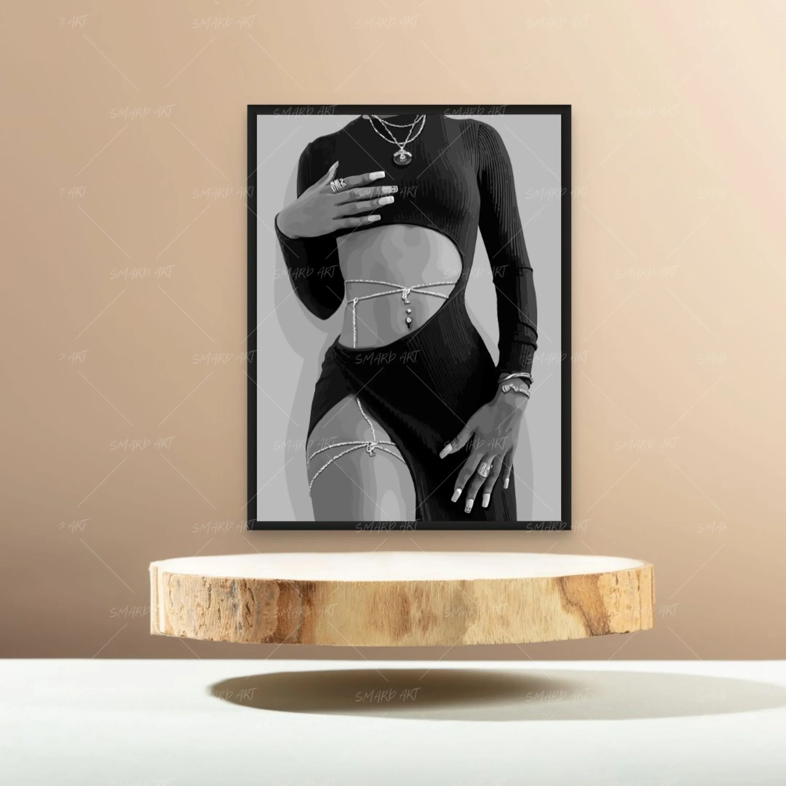 Belly Chain IV B&W - Image 2