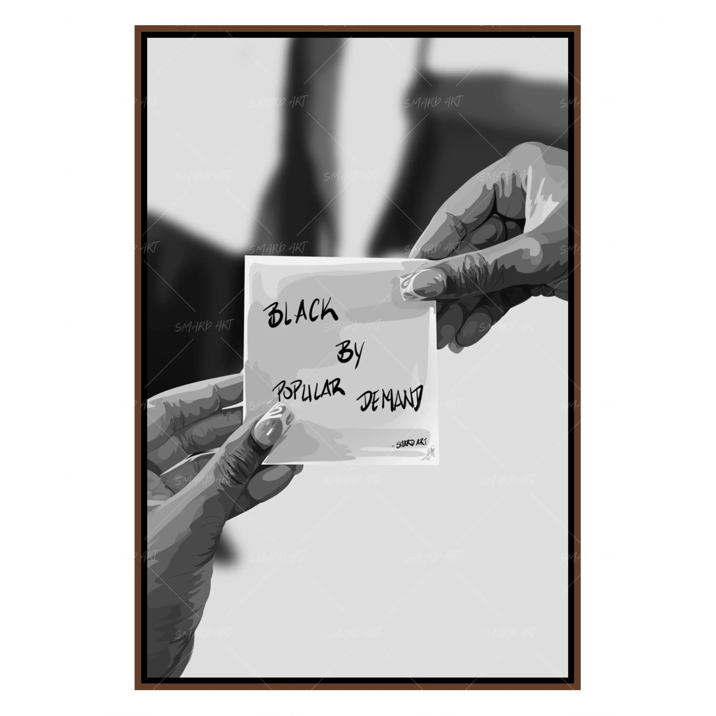 Black By Popular Quote B&W