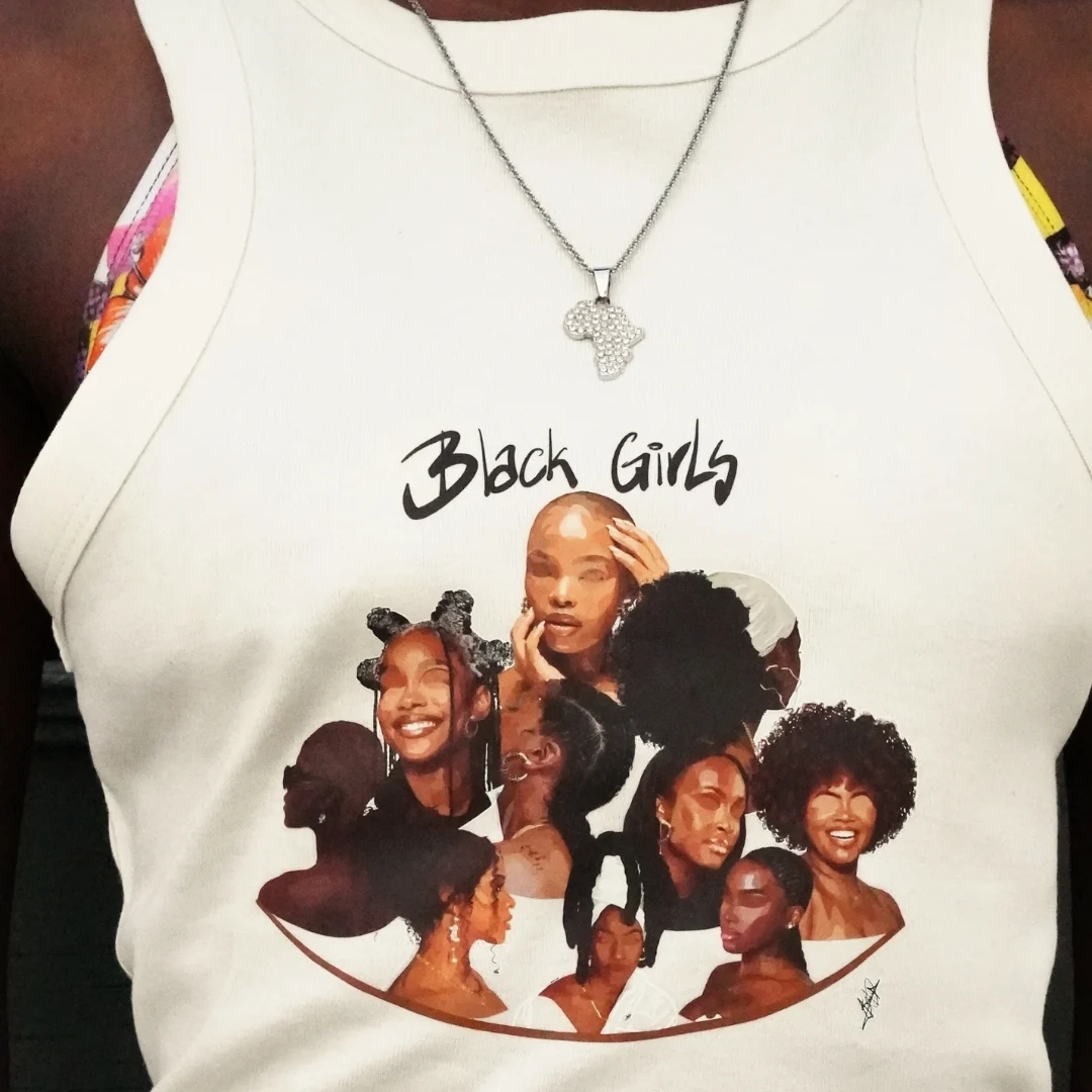 Black Girls Tank Top - Image 4
