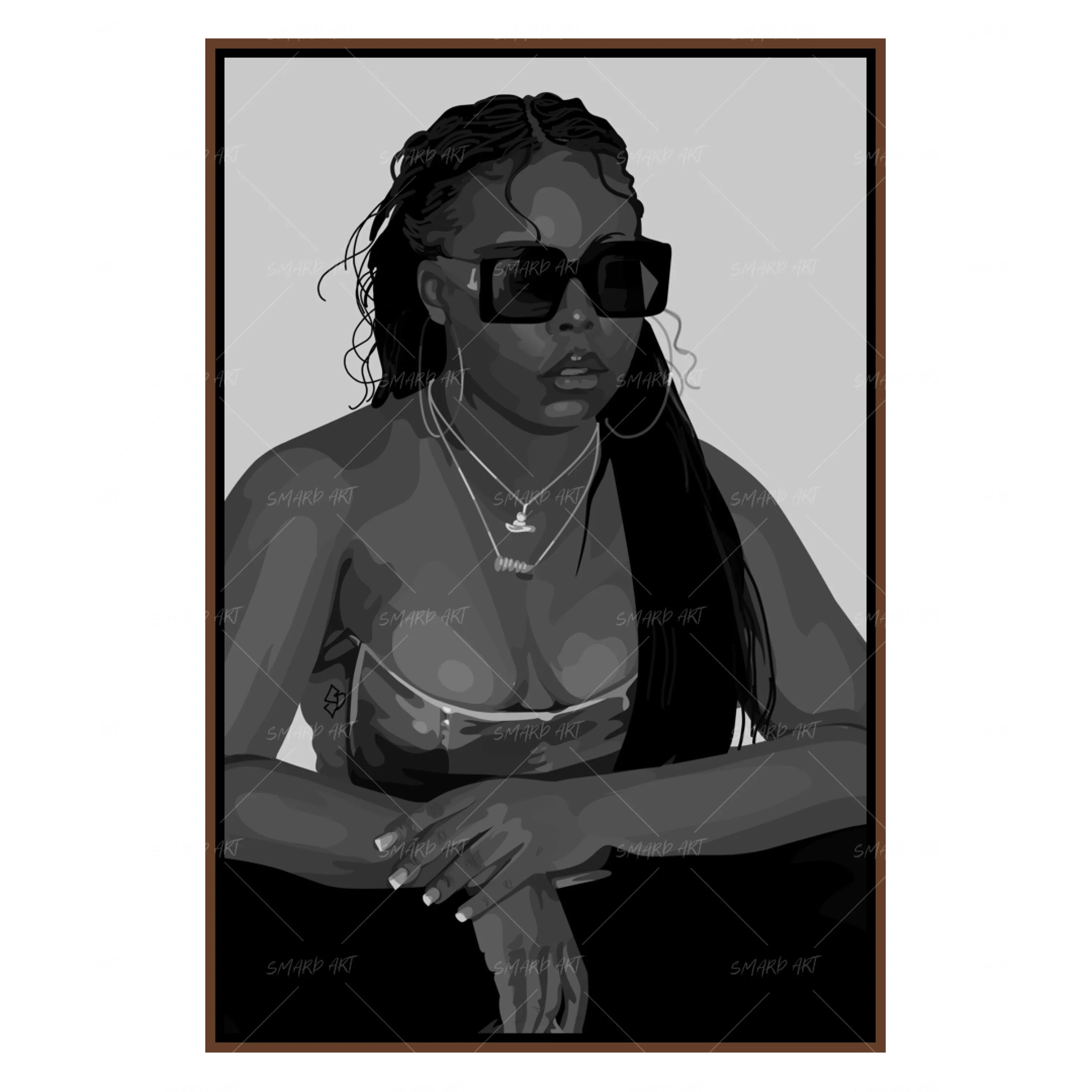 Boss Lady (B&W)