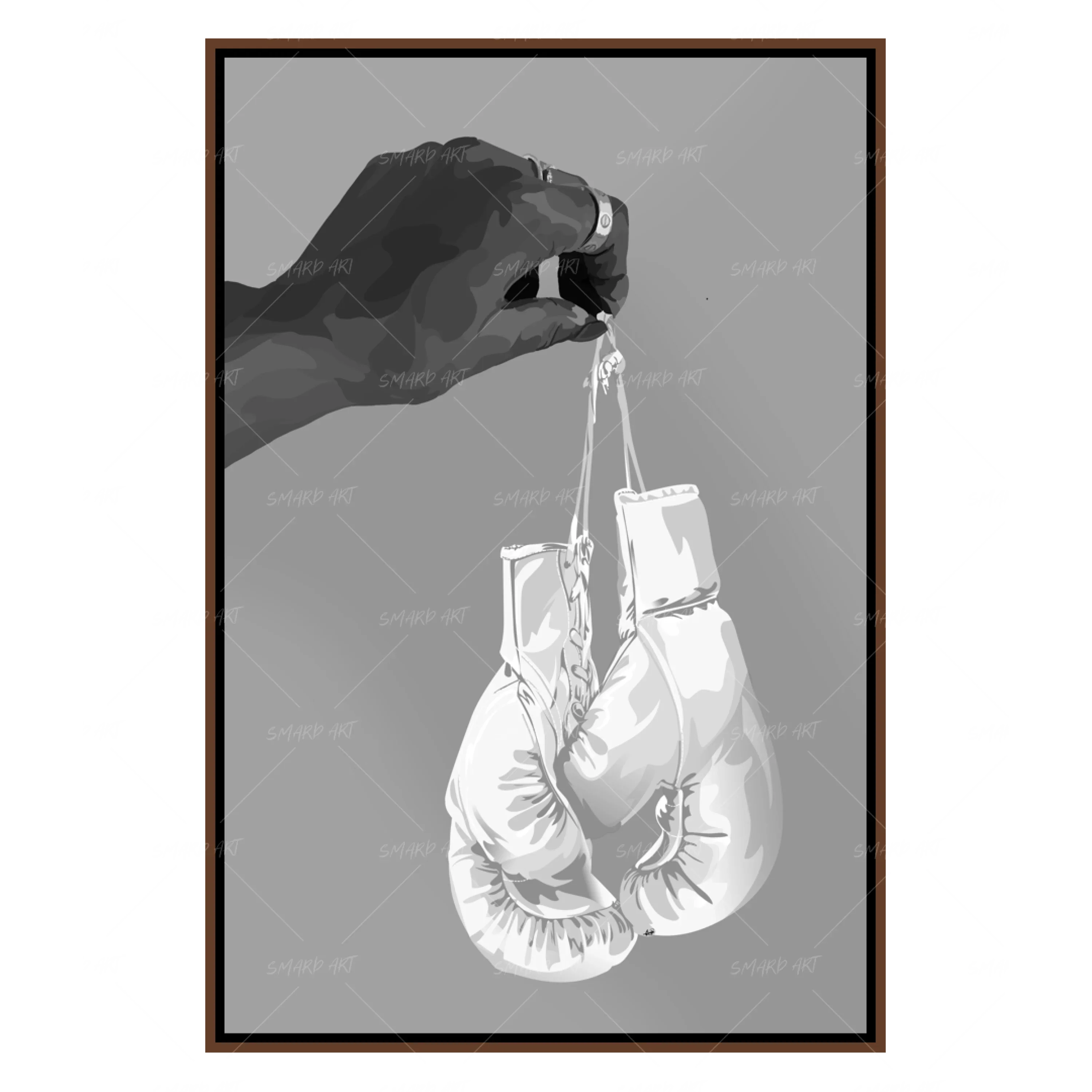 Boxer Life (White) B&W