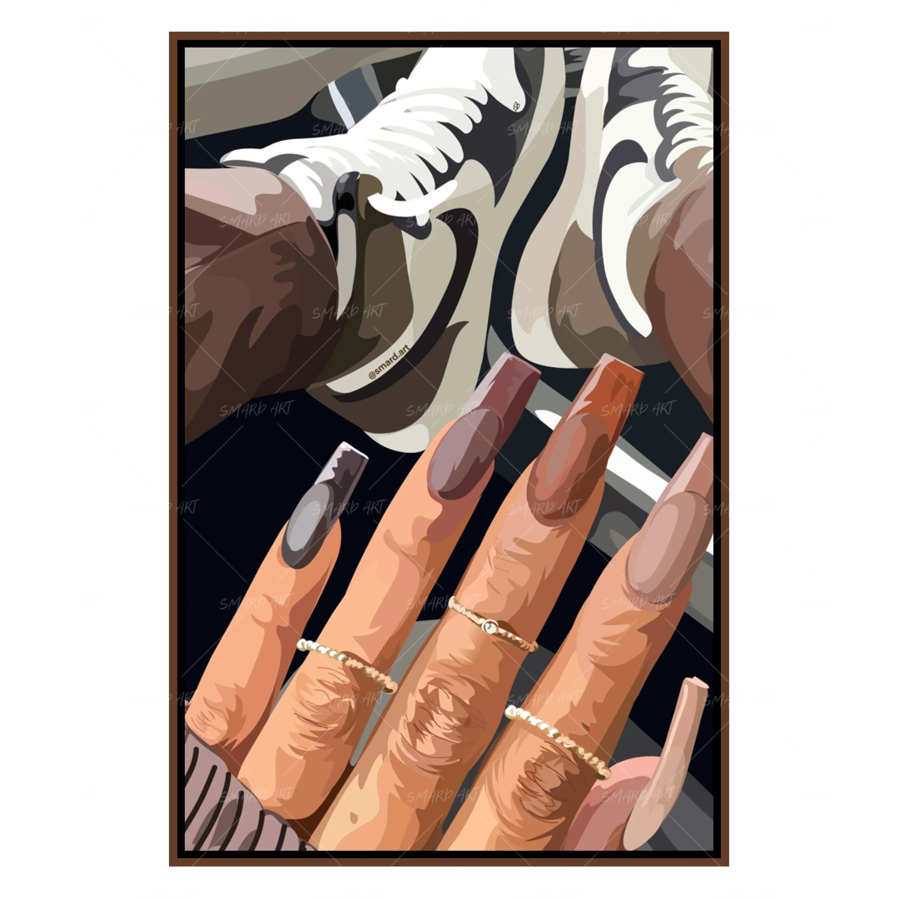 Brown Nails II