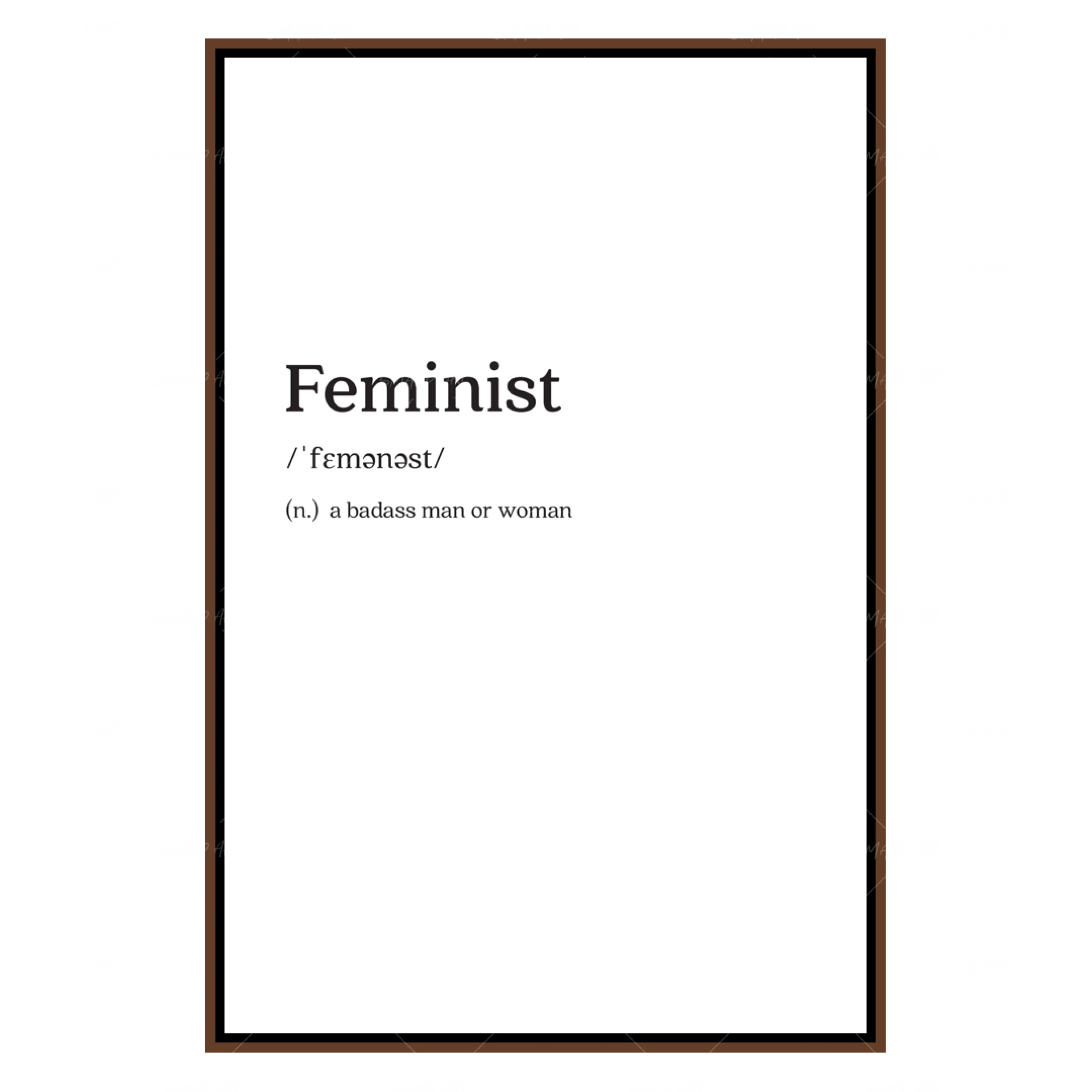 Feminist. (Smard X Anaya)