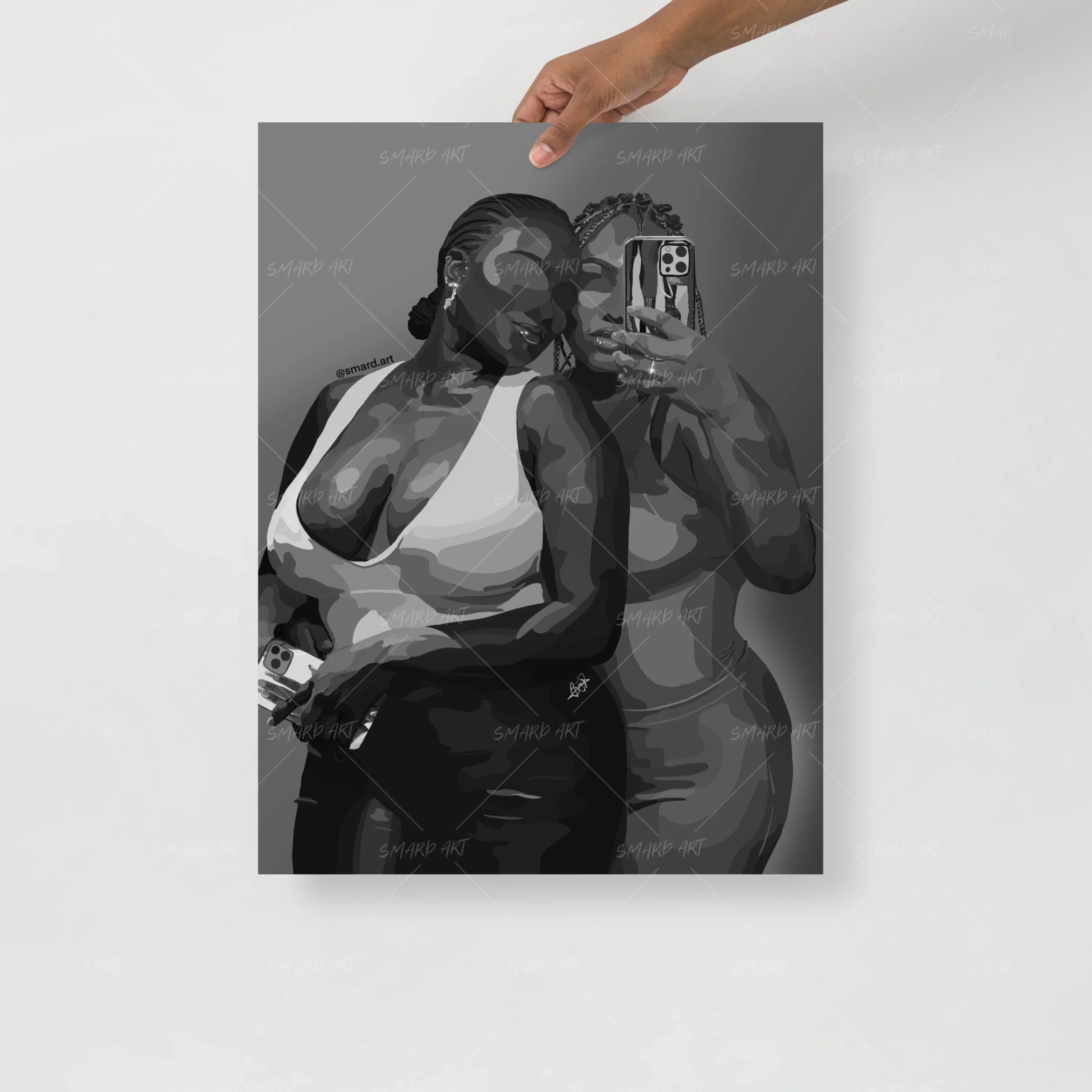 Love Us B&W - Image 2