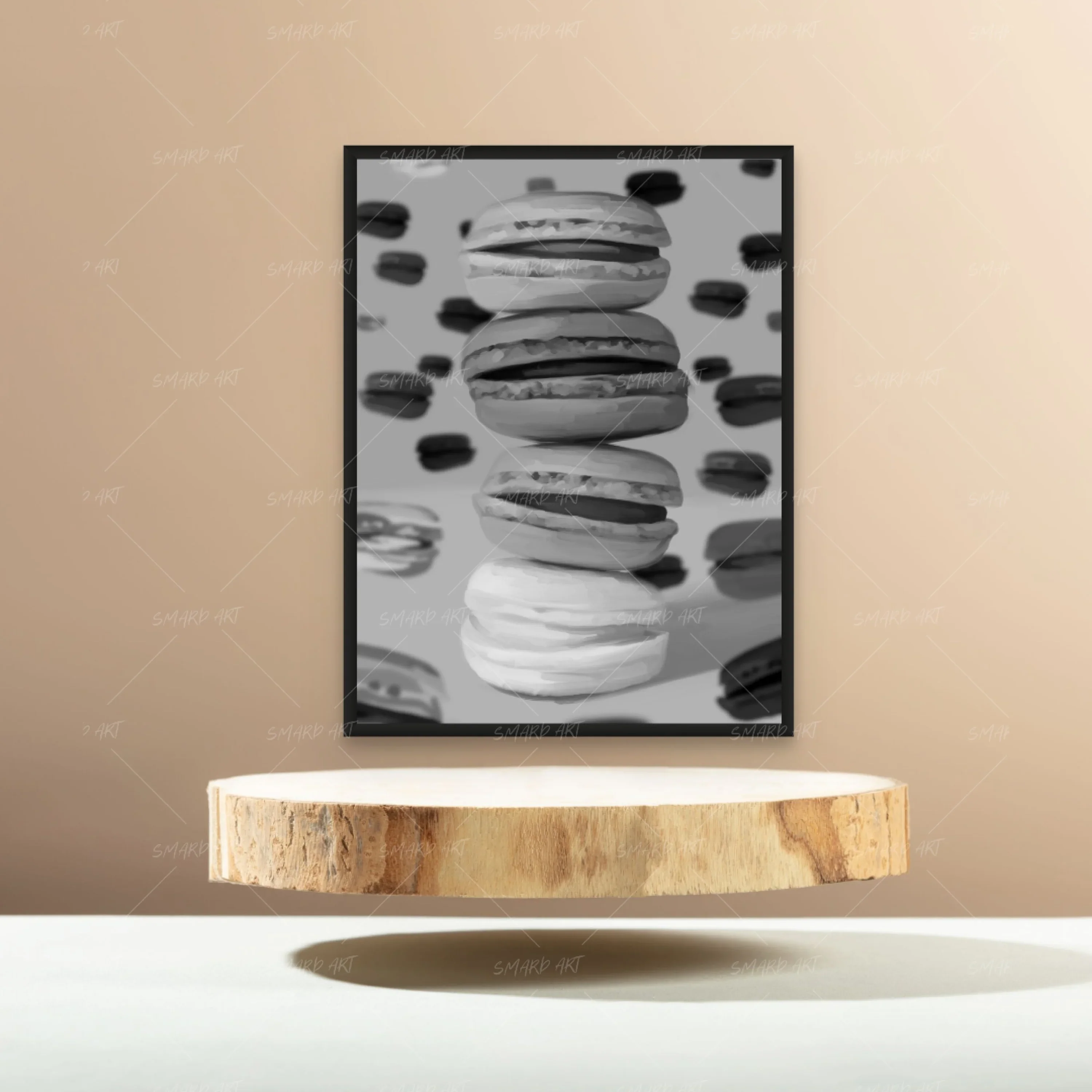 Macarons B&W - Image 2