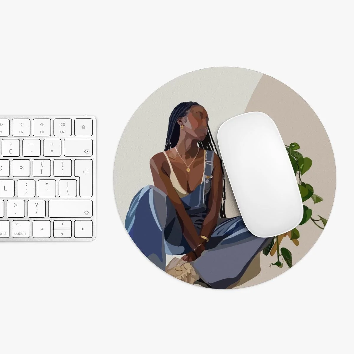 Plant mom Mouse Pad - Image 3