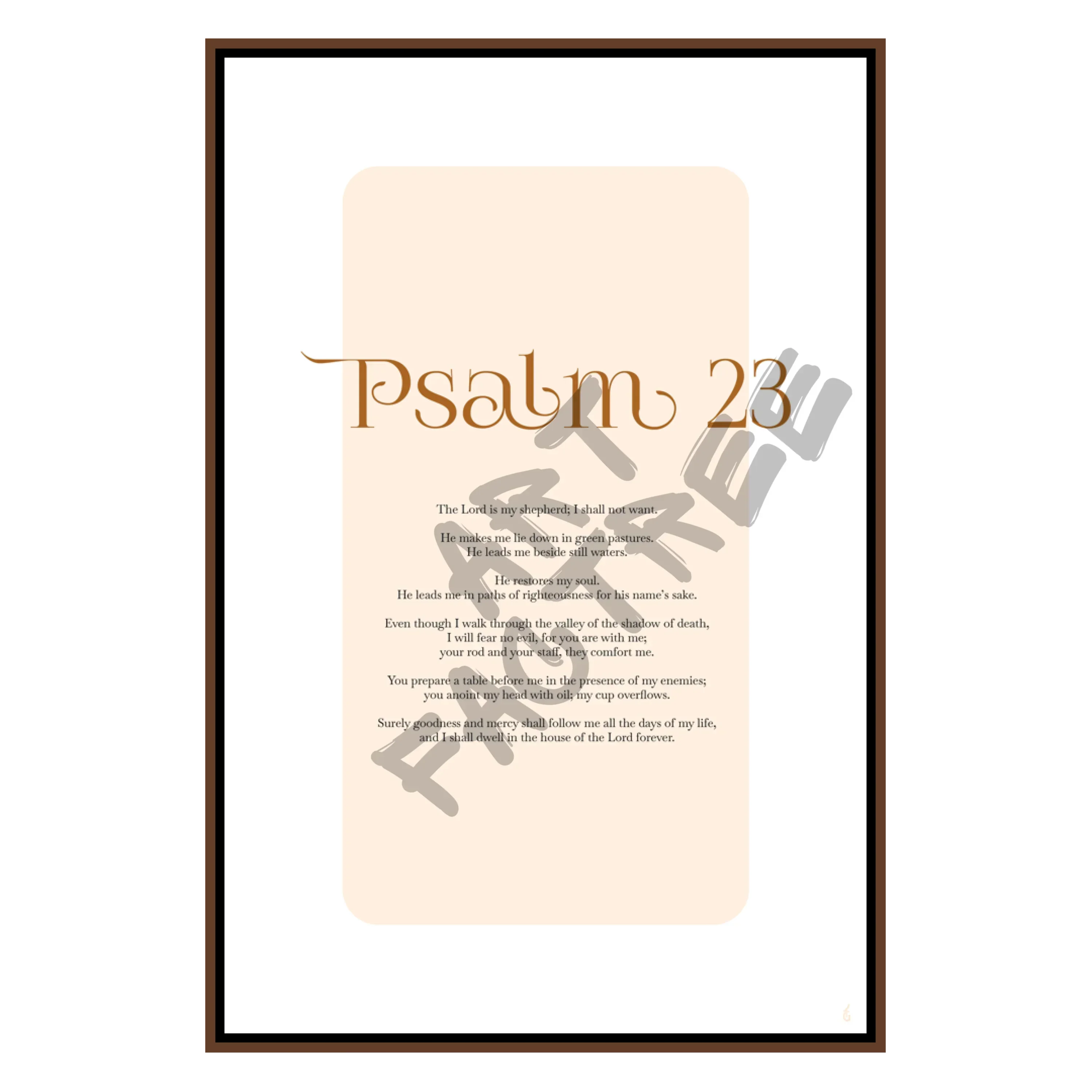 Psalm 23 (Smard X Anaya)