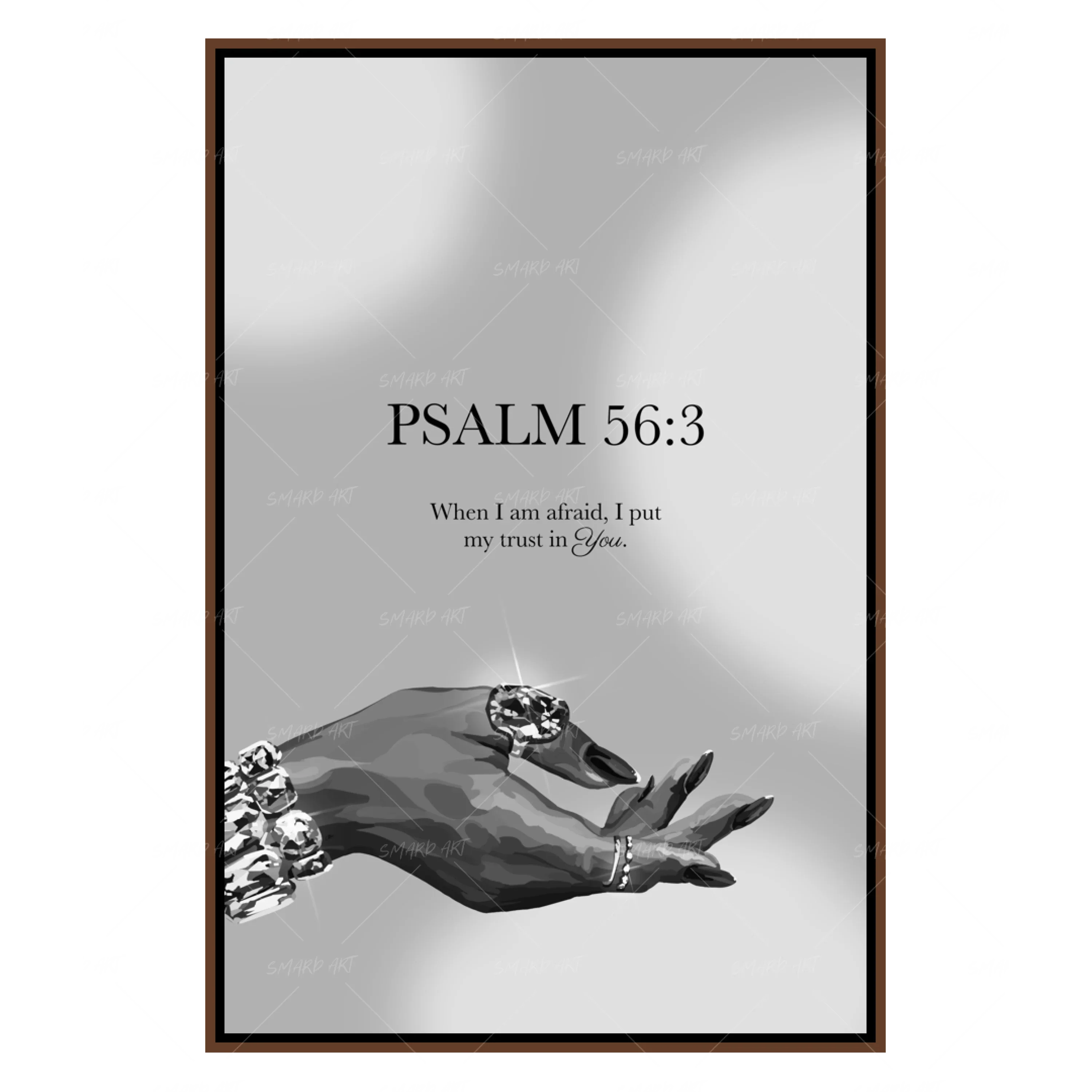 Psalm 56:3 B&W