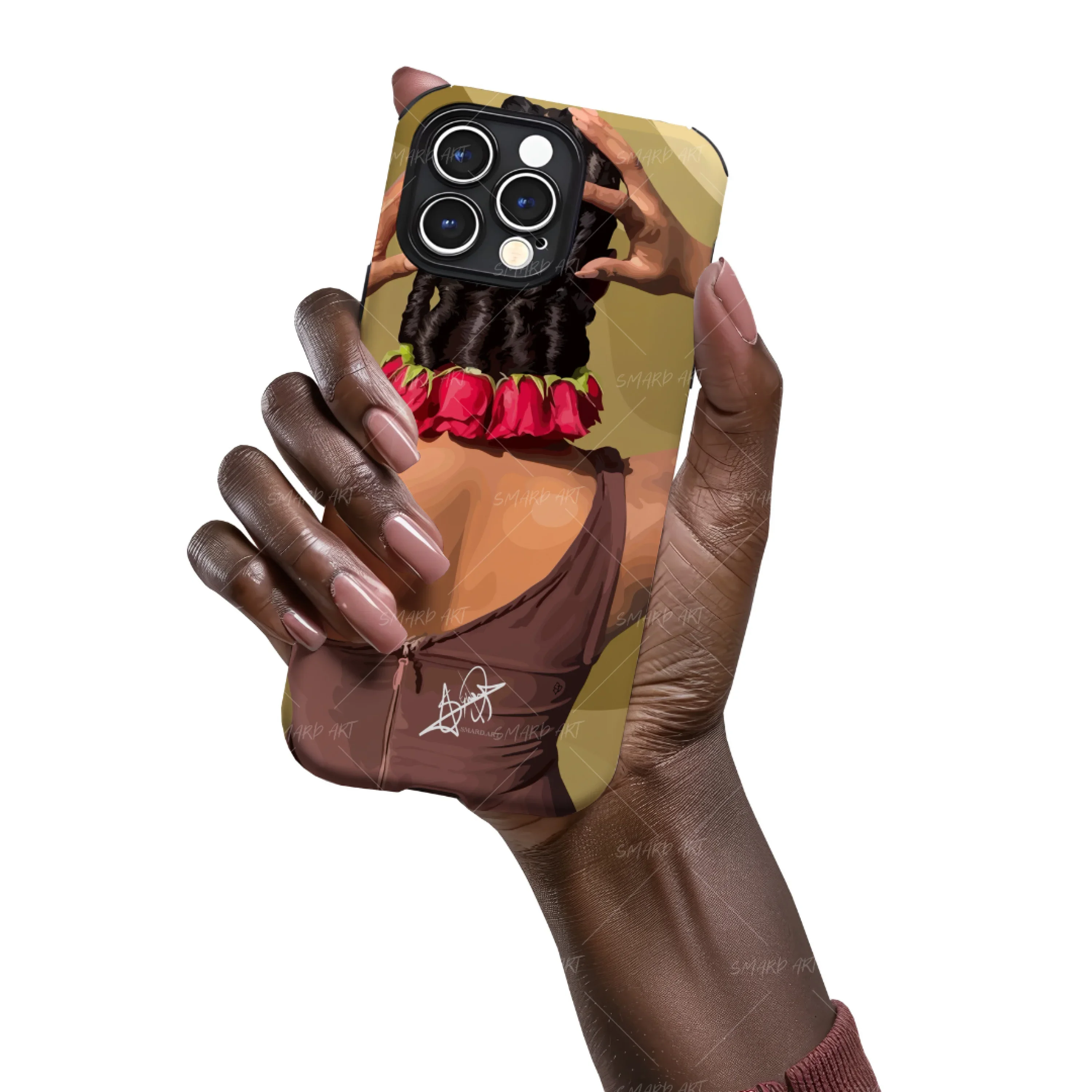 Roses Hair Phone Case - Image 2