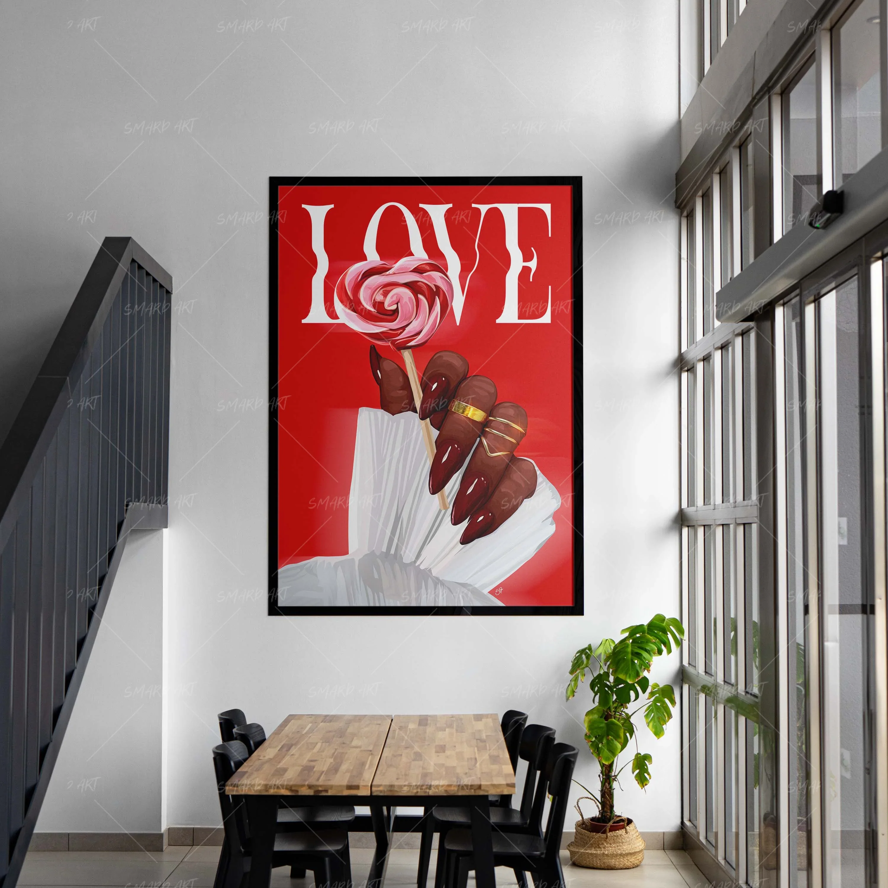 Sweetheart In Hand-Red - Image 3