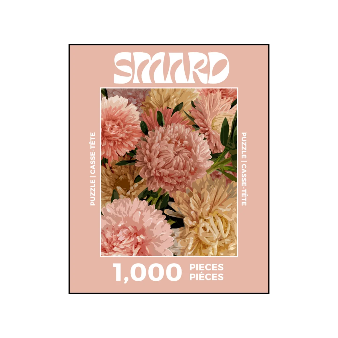 Yellow-Pink Mums Puzzle - Image 3